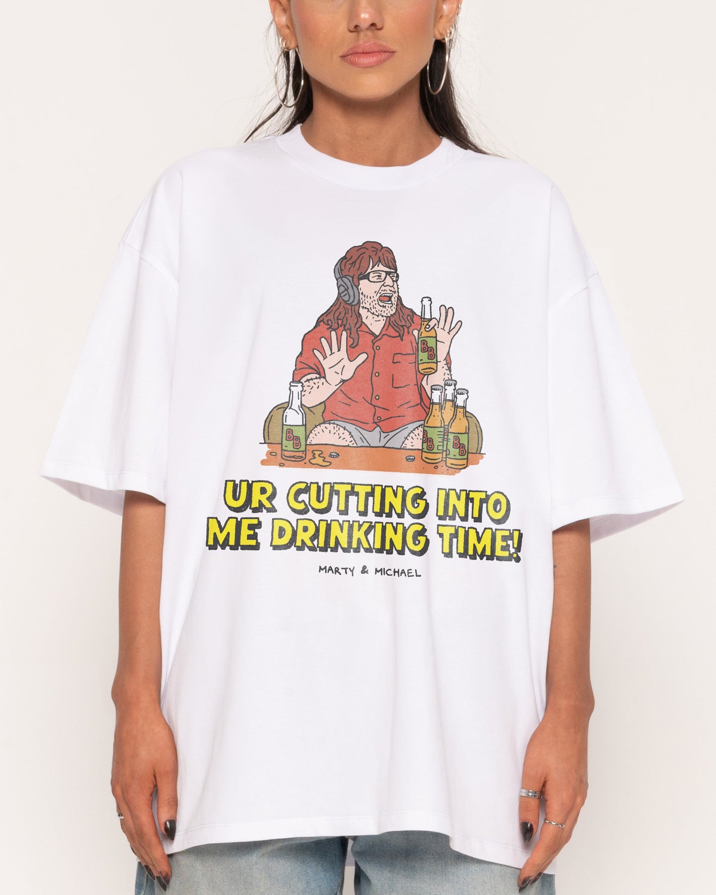 Drinking Time Oversized Tee