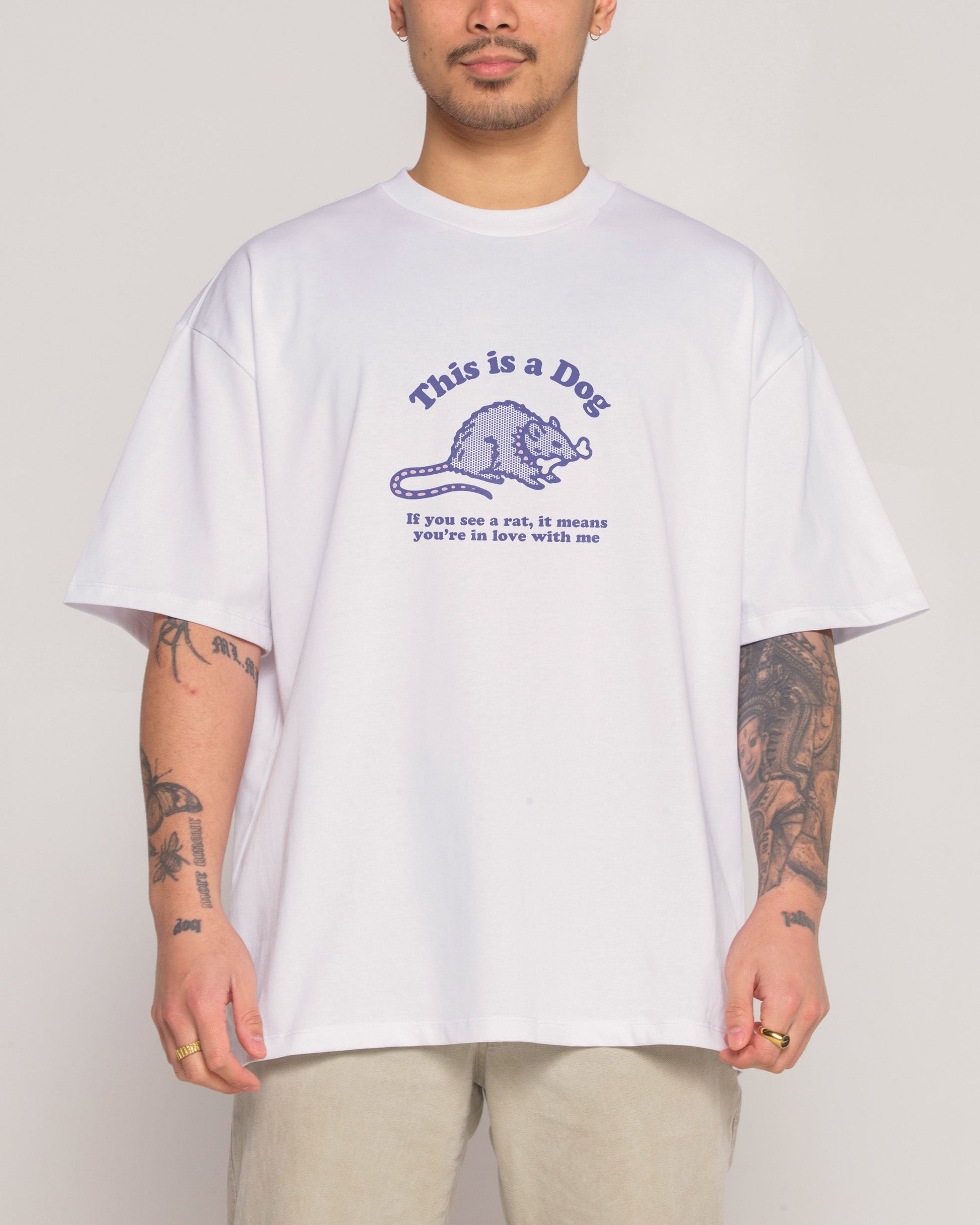 This is a Dog Oversized Tee