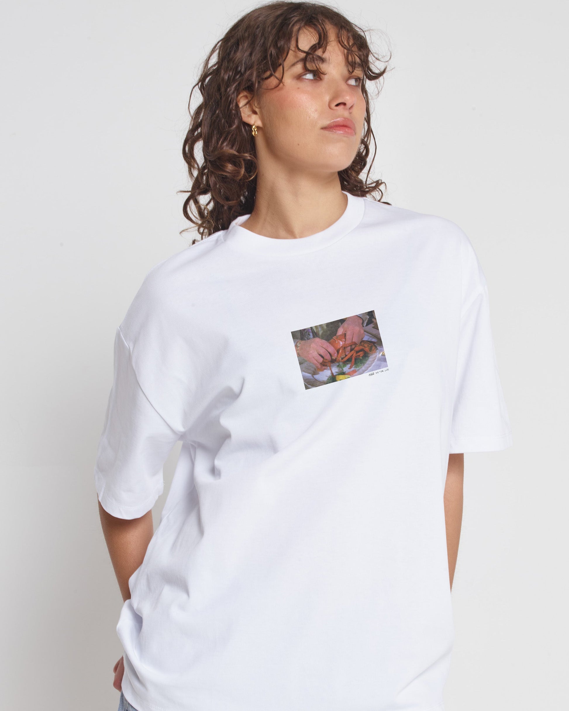 Fancy Dinner Oversized Tee