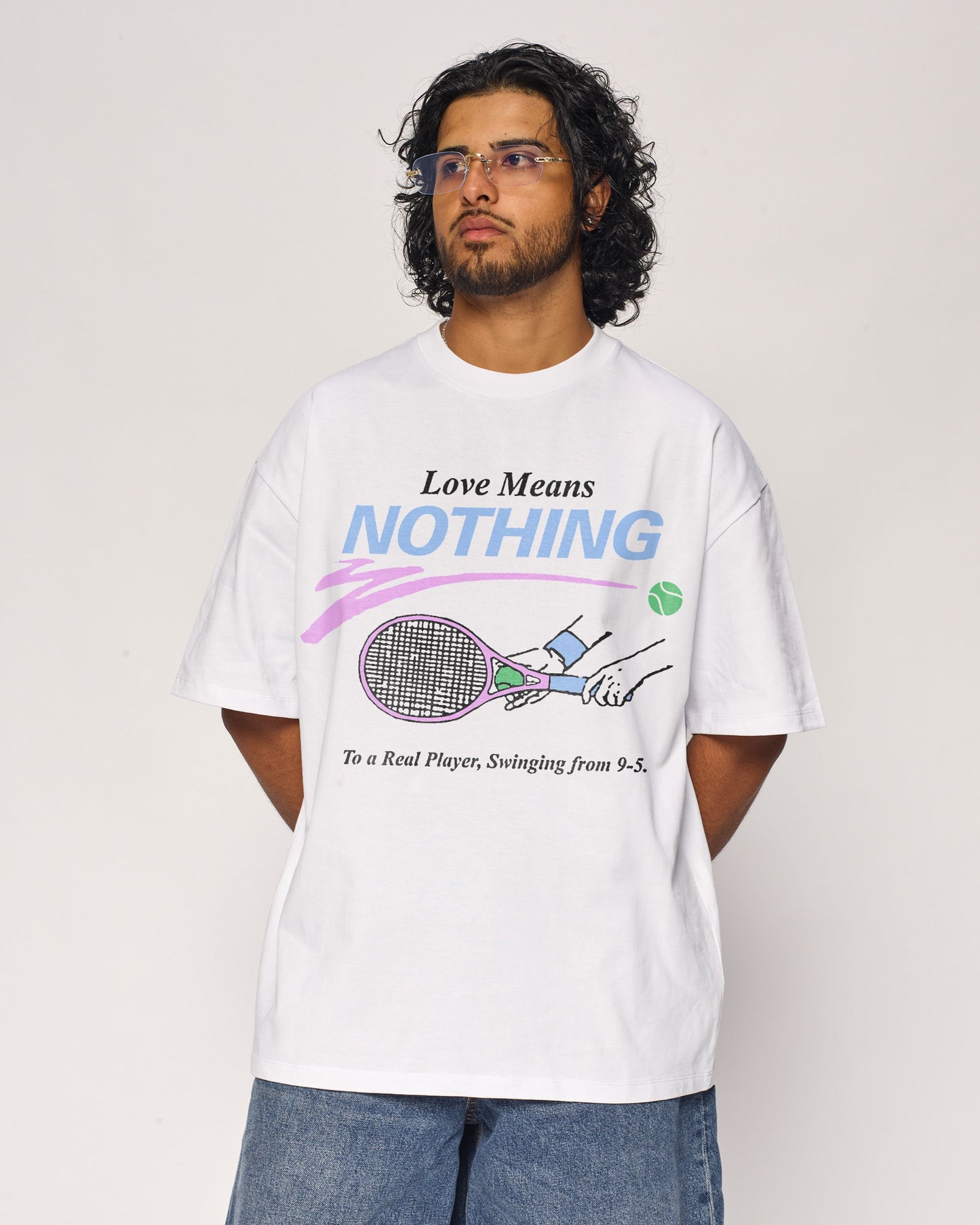 Keep Swinging Oversized Tee