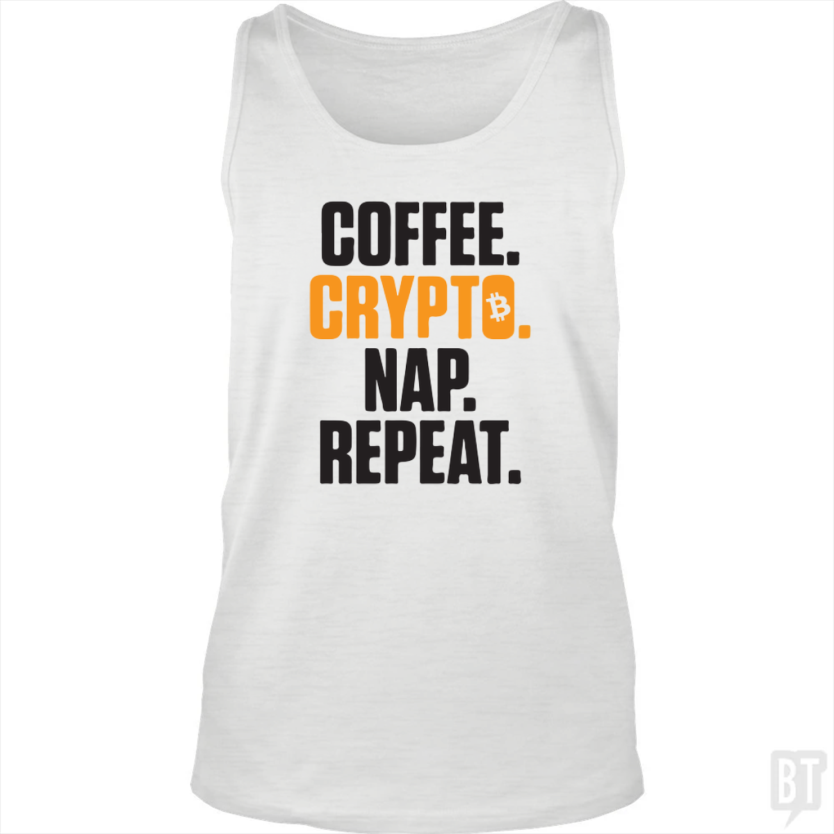 Coffee Crypto Nap Repeat Tank Top