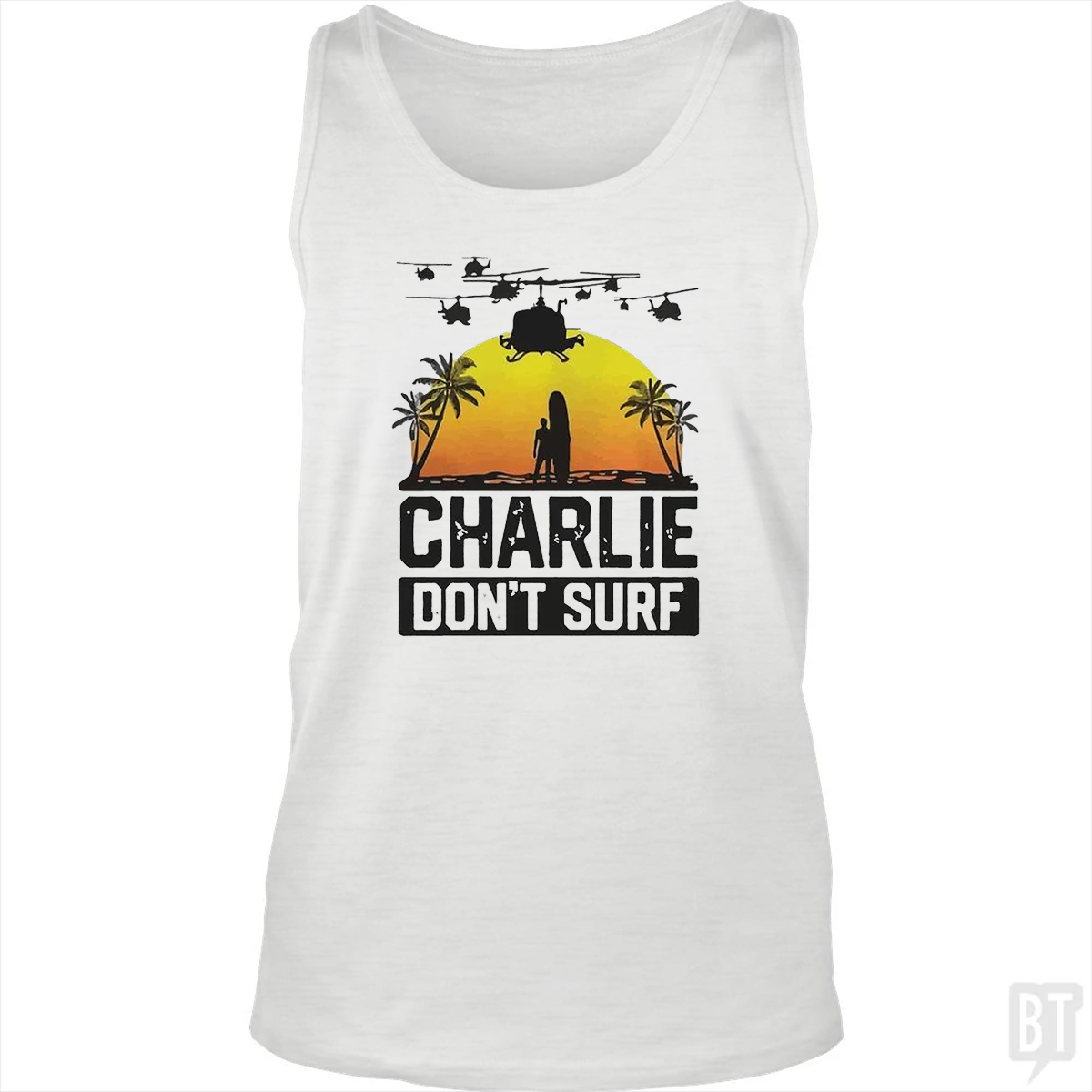 Charlie Don't Surf Summer Vacation Tank Top