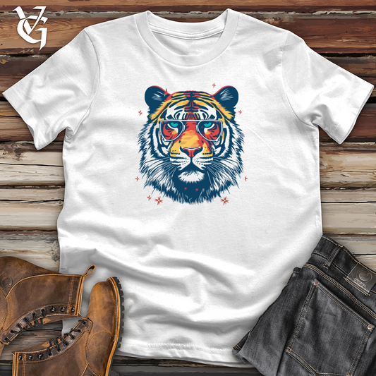 Retro Cosmic Shades Tiger Softstyle Tee