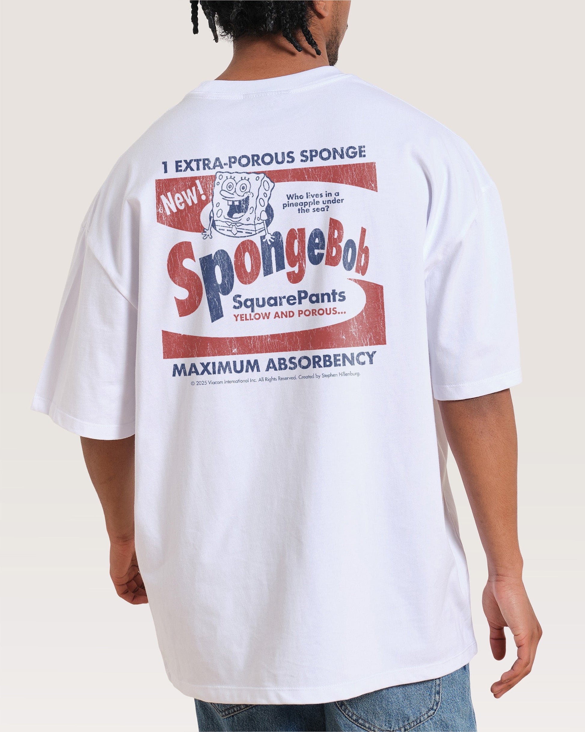 Spongebob Bob Oversized Tee