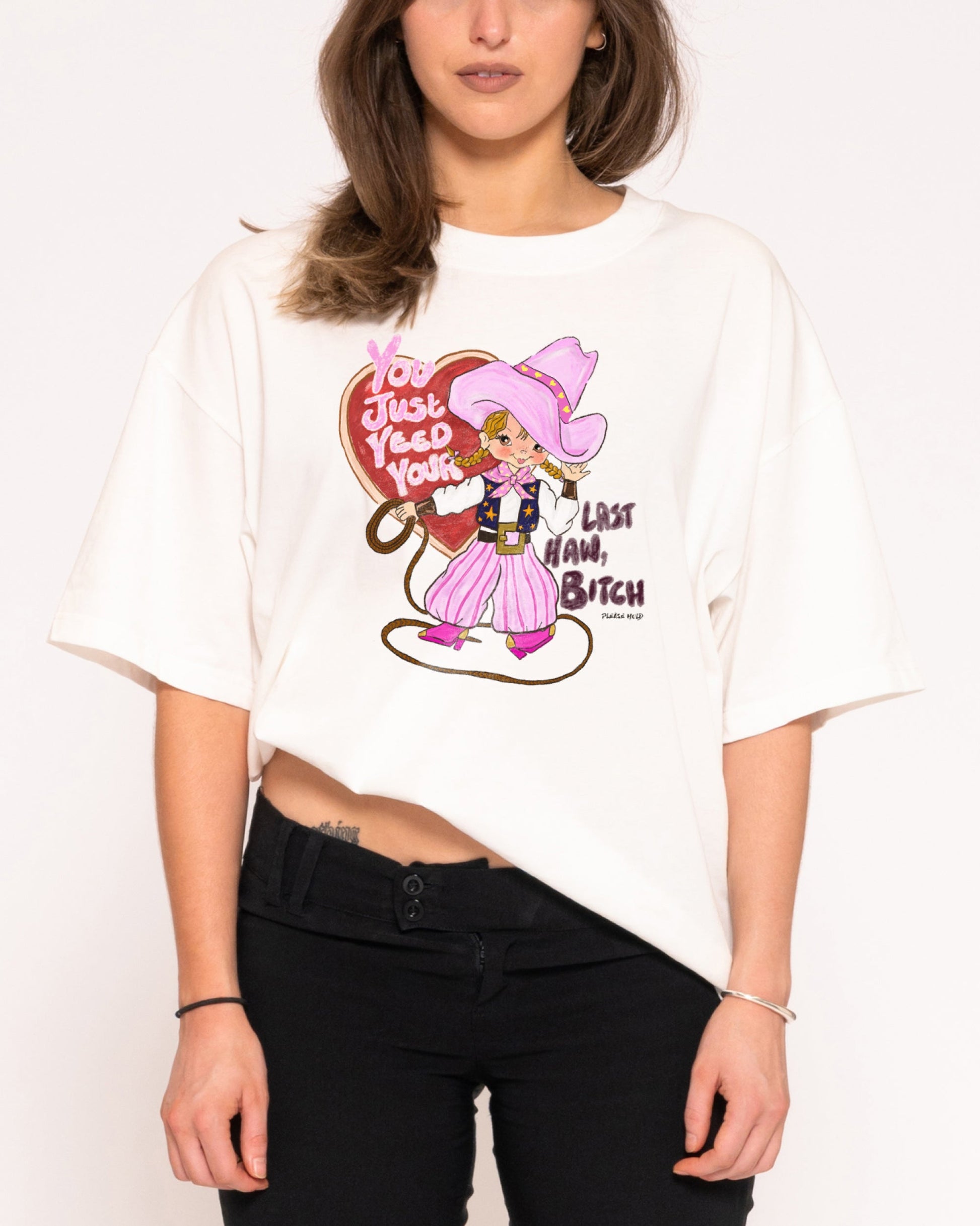 Yeed Your Last Haw Boxy Crop Tee