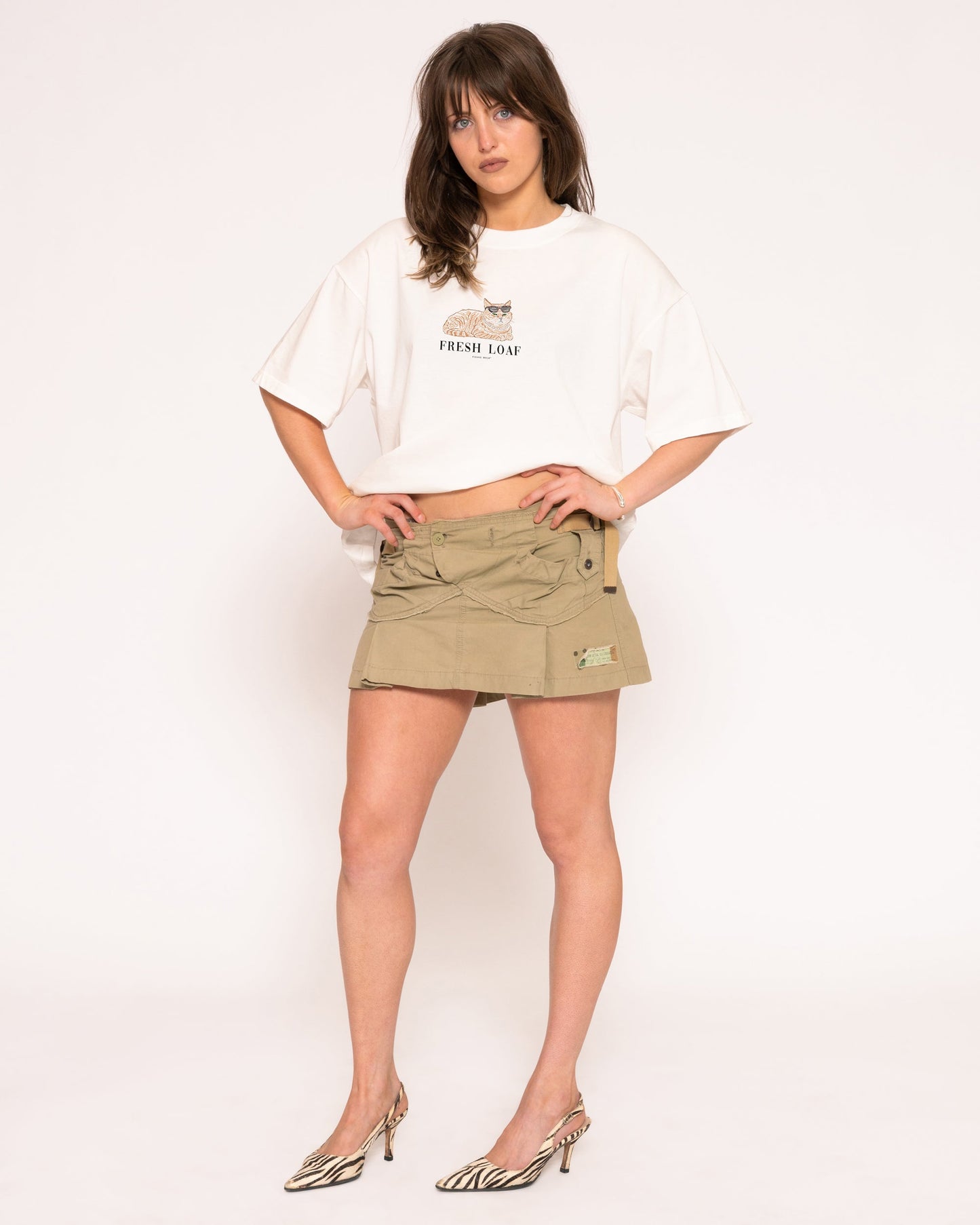 Fancy Fresh Loaf Boxy Crop Tee