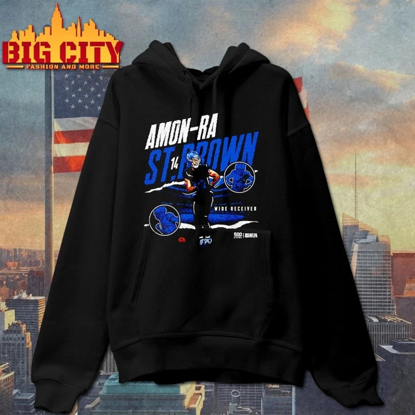 Wide Receiver Amon-Ra St. Brown Detroit Celly shirt