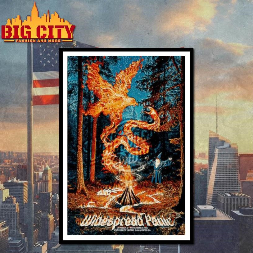 Widespread Panic 2025 Savannah, GA Poster Shirt