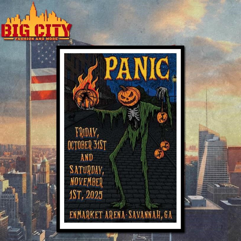 Widespread Panic Fall Tour 2025 Enmarket Arena Poster Shirt