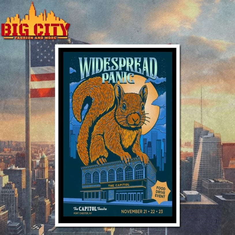 Widespread Panic Port Chester, NY 2025 Poster Shirt