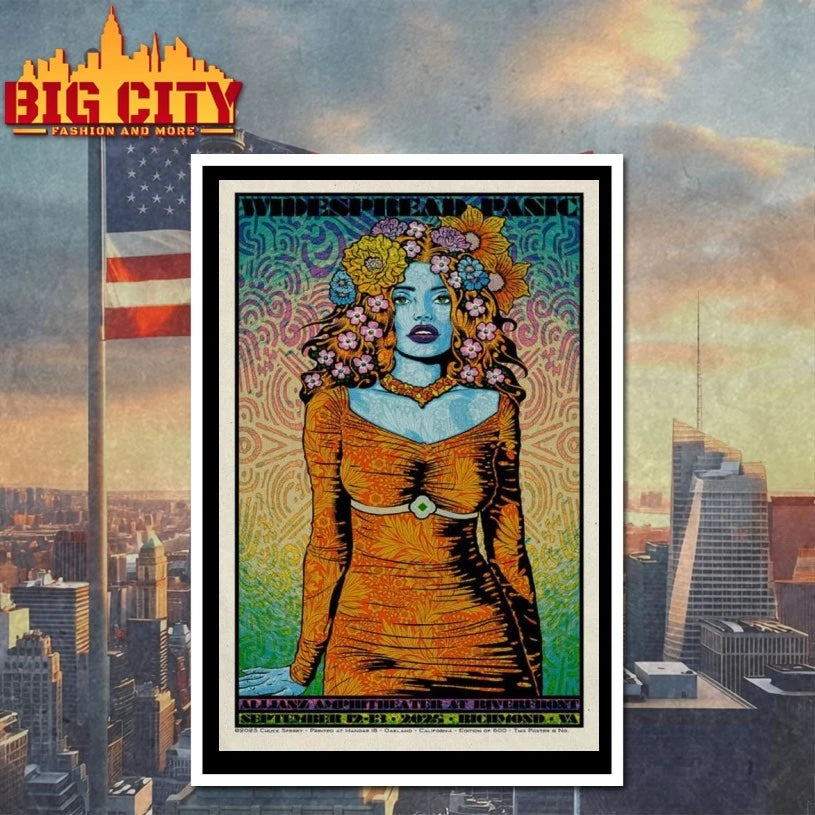 Widespread Panic Richmond Virginia Show Poster shirt