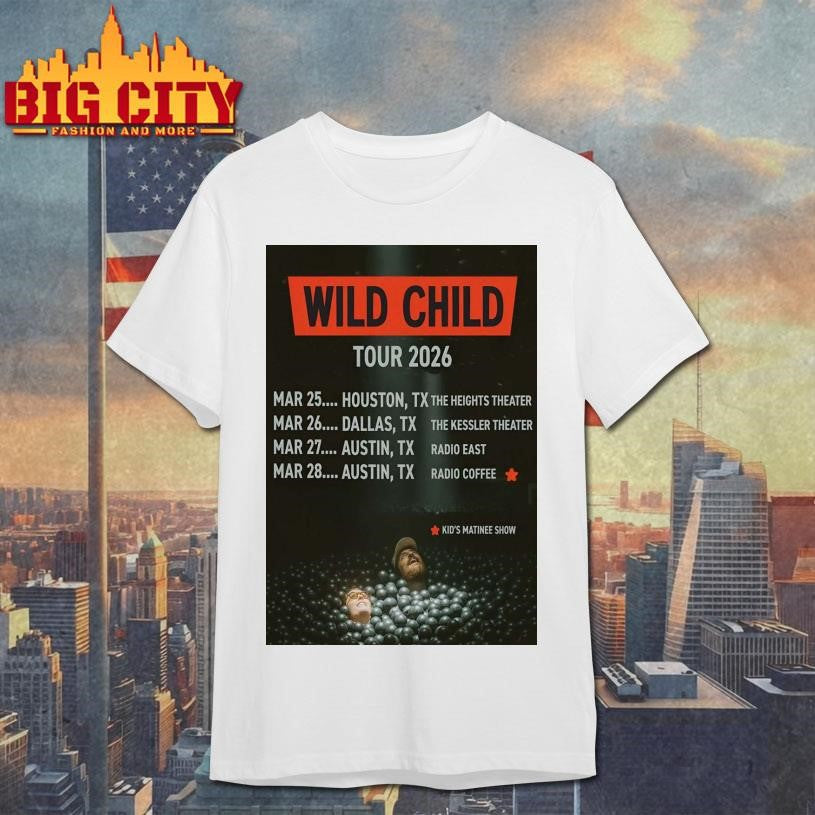 Wild Child Tour 2026 Poster shirt