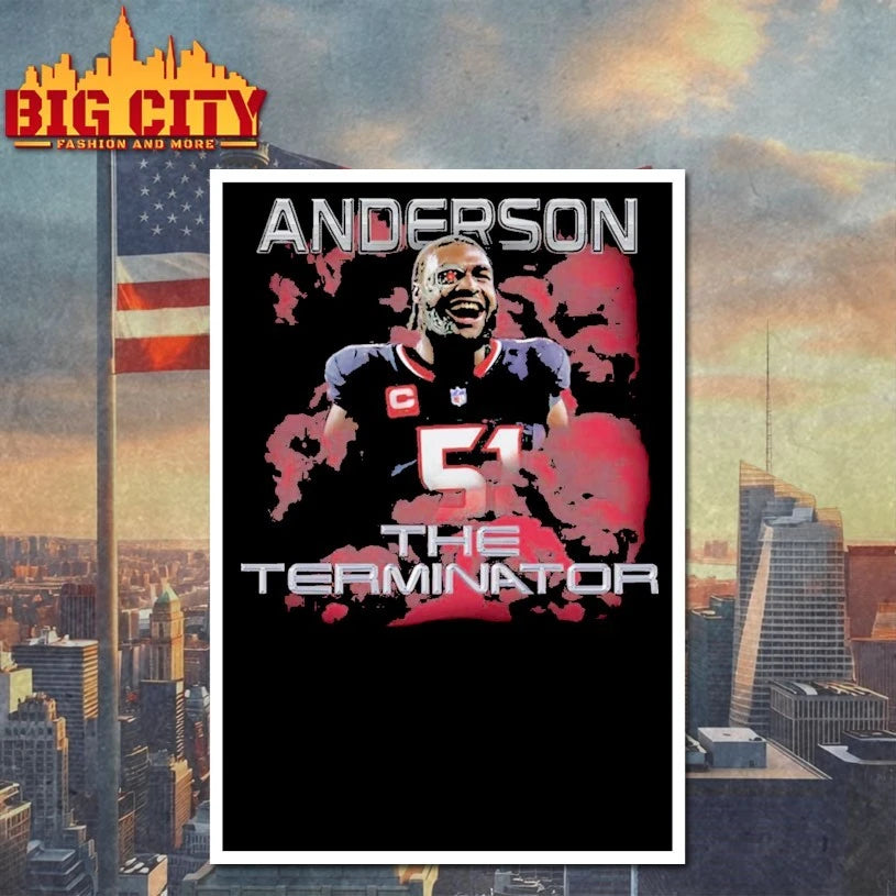 Will Anderson Jr The Terminator shirt