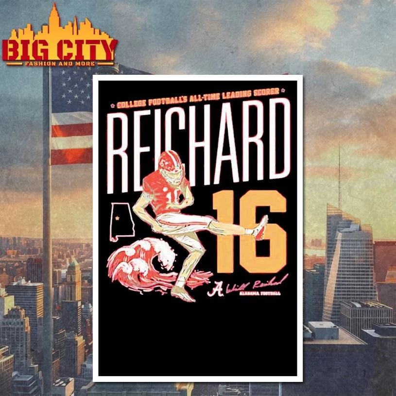 Will Reichard number 16 college football’s all-time leading scorer shirt