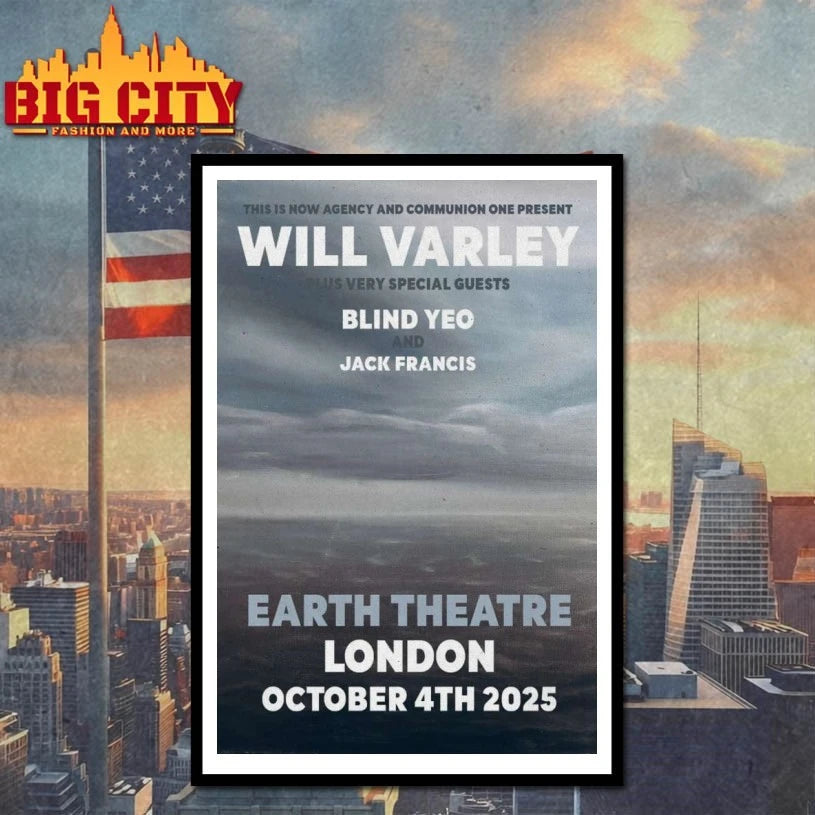 Will Varley Earth Theatre London Poster shirt