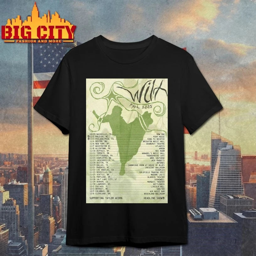 Wilt Band 2025 Fall Tour Poster Shirts