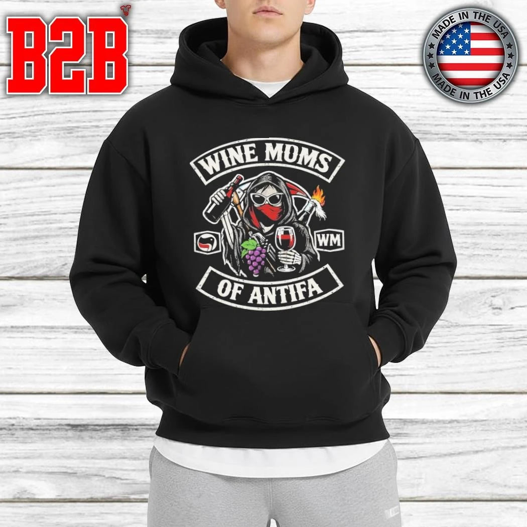 Wine Moms of Antifa Shirt
