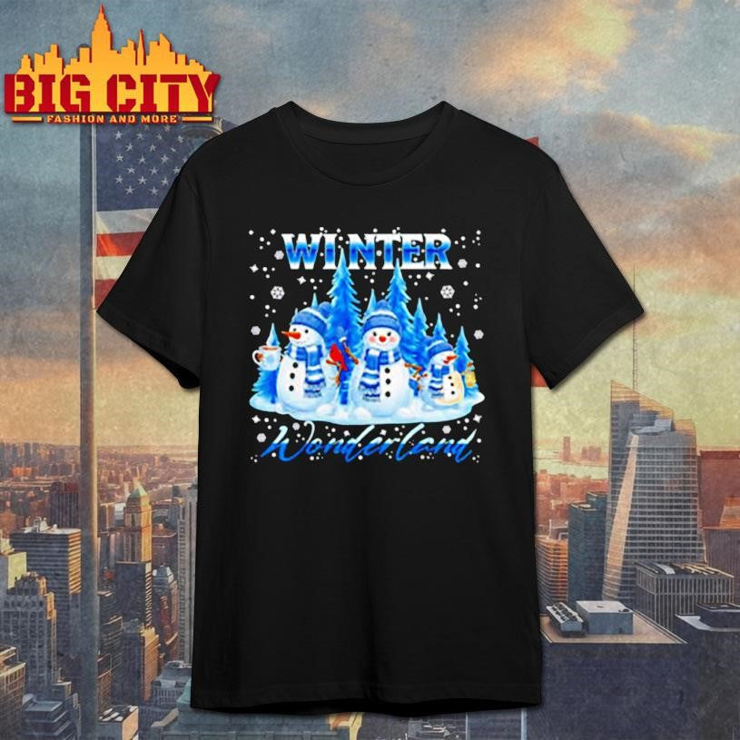 Winter Wonderland Snowman Family Snowflake Cozy Winter Scene Shirt