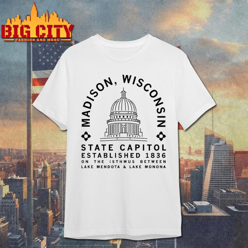 Wisconsin Madison Capitol Minimal Shirt