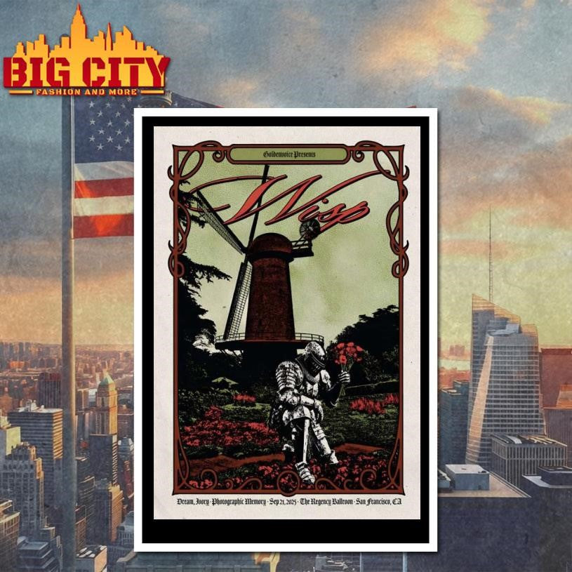 Wisp At The Regency Ballroom On Sep 21 2025 Poster Shirt