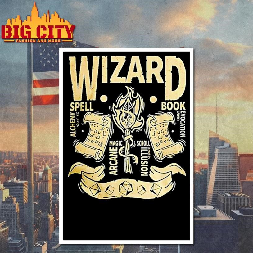 Wizard Grunge Dungeons and Dragons shirt