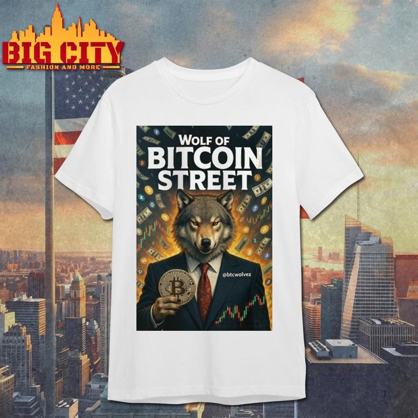 Wolf Of Bitcoin Street Wolf Of Wall Street Shirt