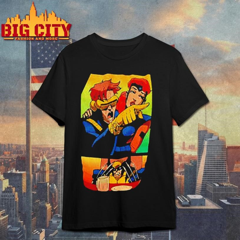 Wolverine Prowl X-Men Jean Grey Anime cartoon shirt