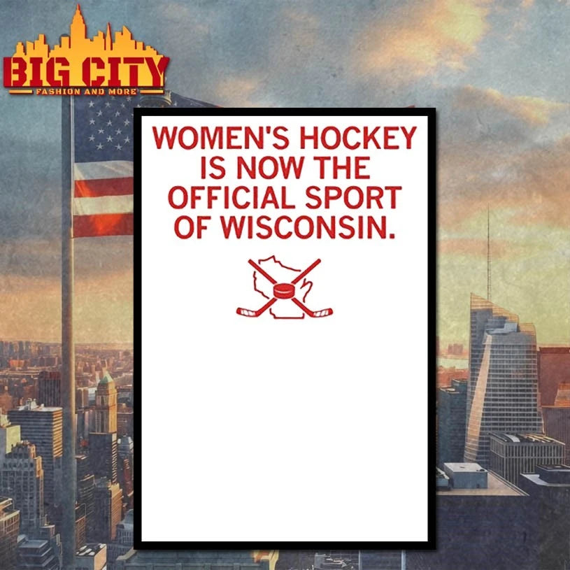 Women’s hockey is now the official sport of Wisconsin T-shirt