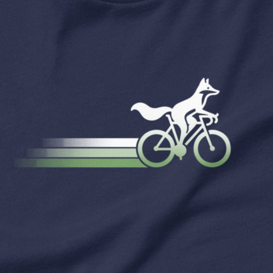 Woodland Cyclist Fox- Unisex T-shirt