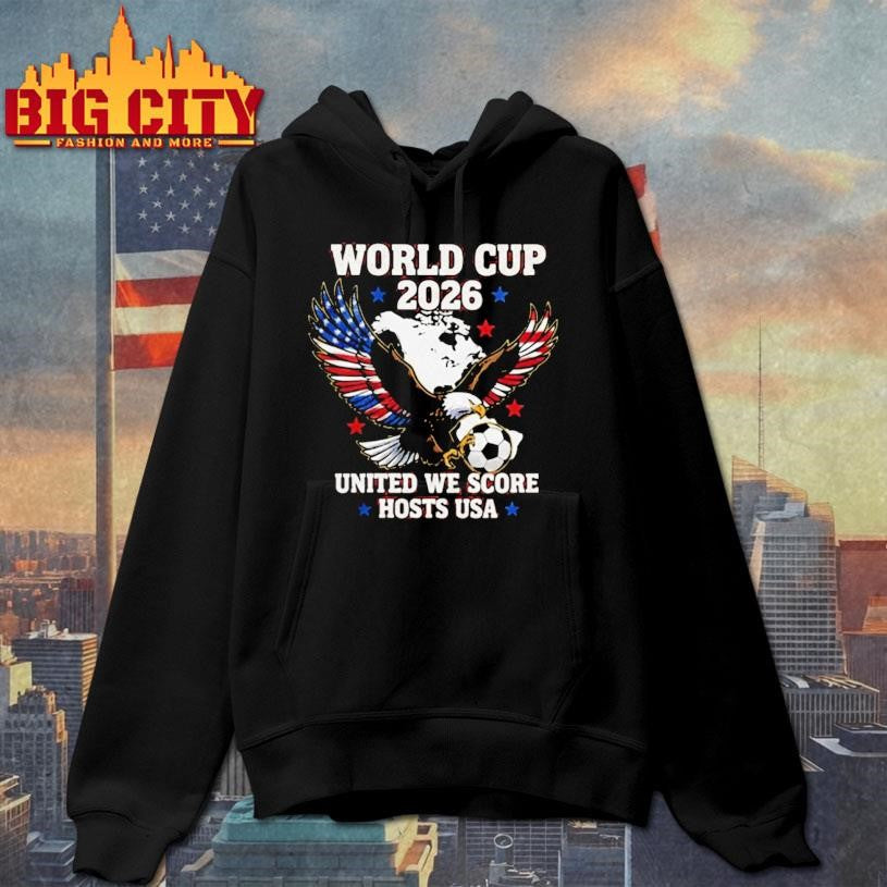 World Cup 2026 Usa Eagle Soccer United We Score Shirt