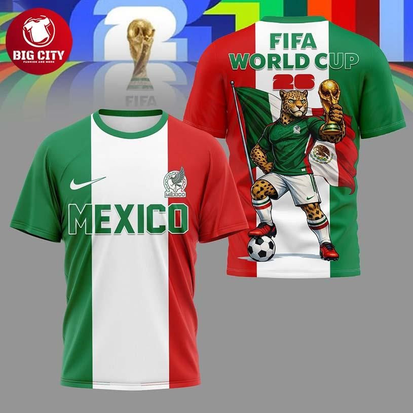 World Cup FIFA 2026 Mexico Team True Champions Two Sided Shirt