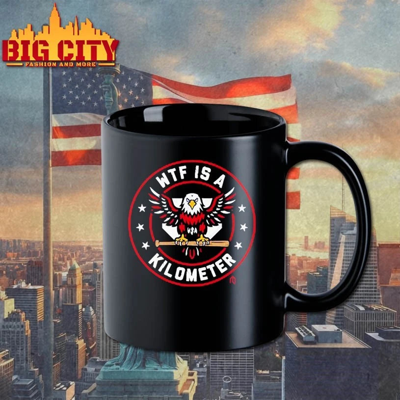Wtf is a kilometer eagle USA shirt