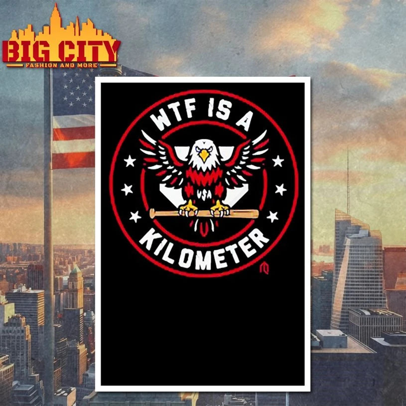 Wtf is a kilometer eagle USA shirt