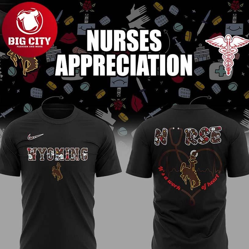 Wyoming Cowboy Nurses Appreciation 2026 Night Two Sided Shirt