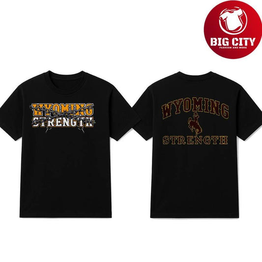 Wyoming Cowboys Strength Matchday 2025 Two Sided Shirt