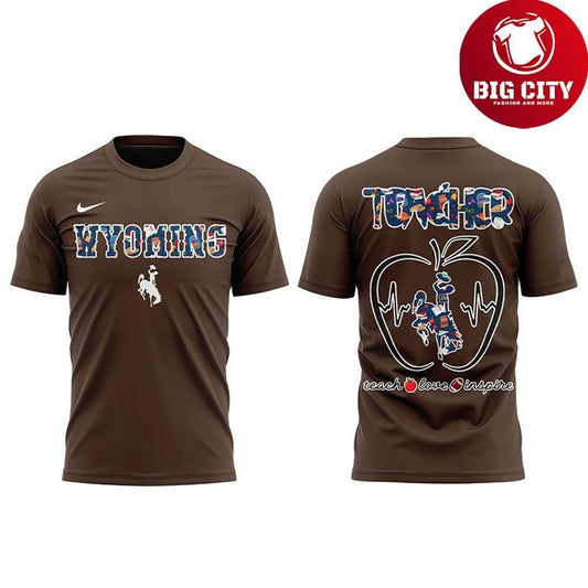 Wyoming Cowboys Teachers Appreciation 2025 Day Two Sided Shirt