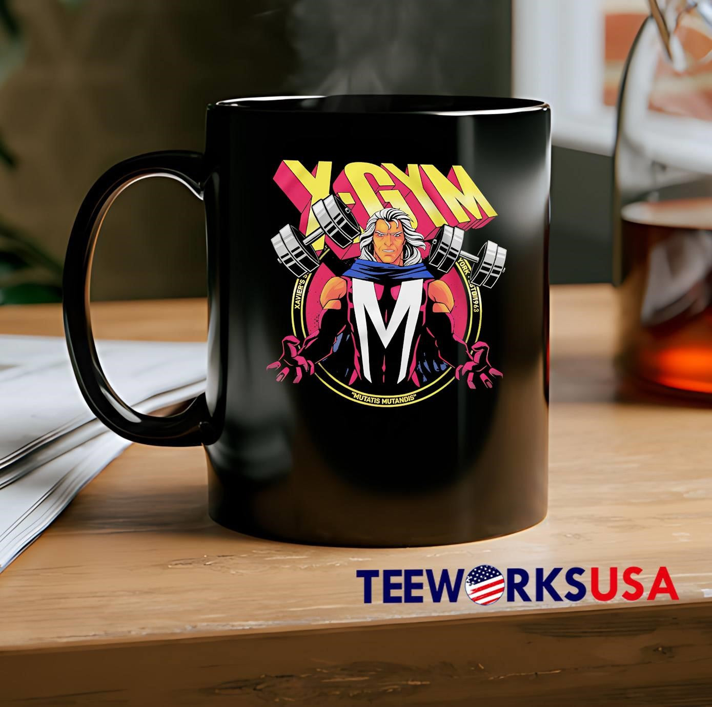 X-Gym Magneto Mutatis Mutandis Xavier’s School New York Mutant shirt