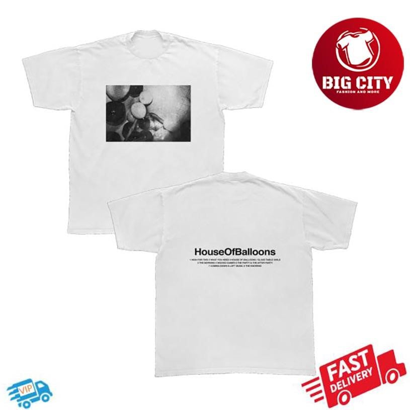 Xo House Of Balloons Two Sided Shirt