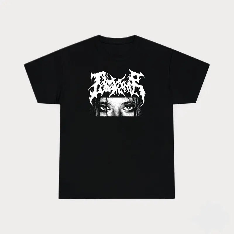 Y2K Eyes Streetwear T-Shirt  Y2K Shirts  Vamp  Opium Aesthetic  Streetwear  Y2k Tees  Streetwear Merch Menswear Top Underwear Tshirt Streetwear Man Tropical Crewneck Shortsleeve Round Neck Casual