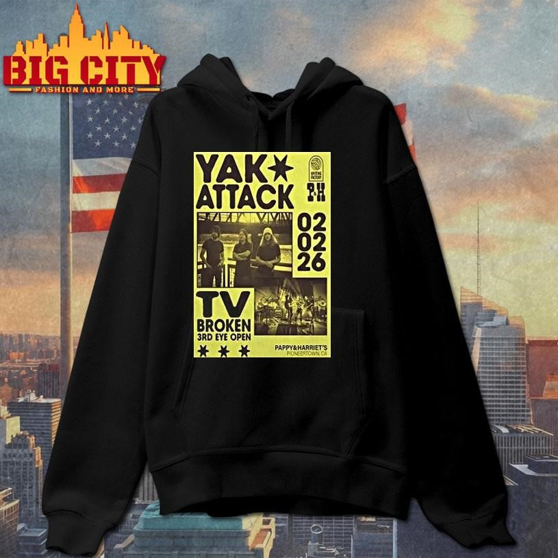 Yak Attack At Pappy And Harriets On Feb 2 2026 Shirt