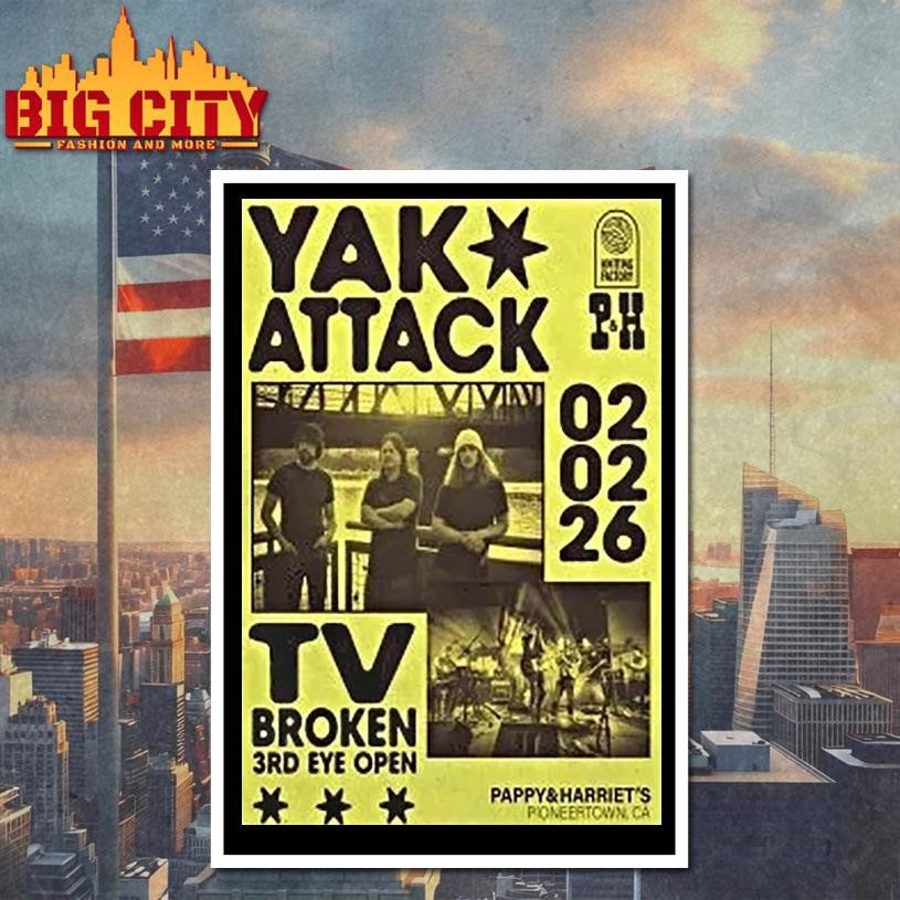 Yak Attack At Pappy And Harriets On Feb 2 2026 Shirt