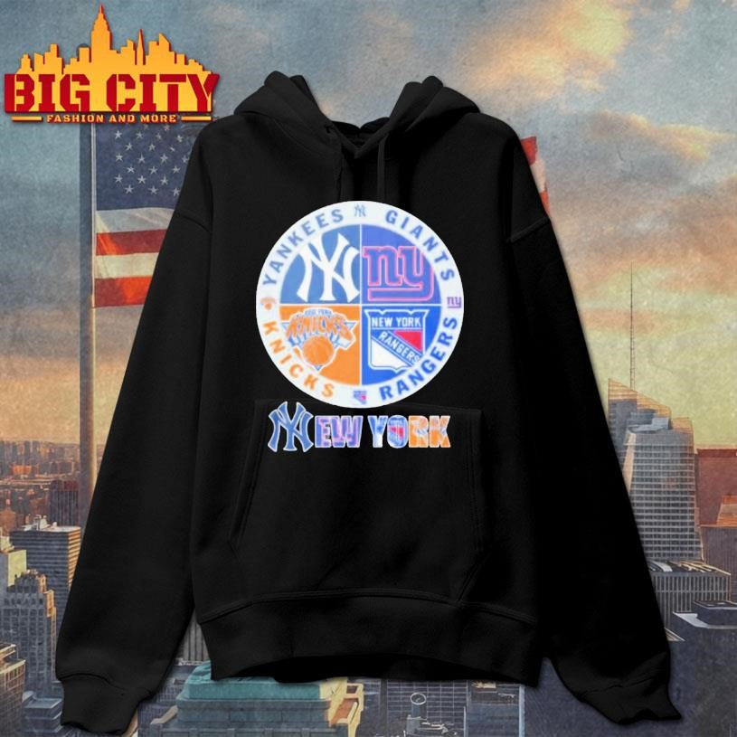 Yankees Giants Rangers And Knicks 2025 Premium Shirt