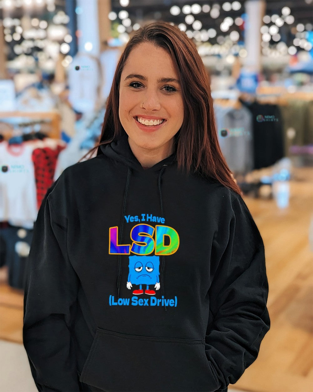 Yes I have LSD low sex drive sad face shirt