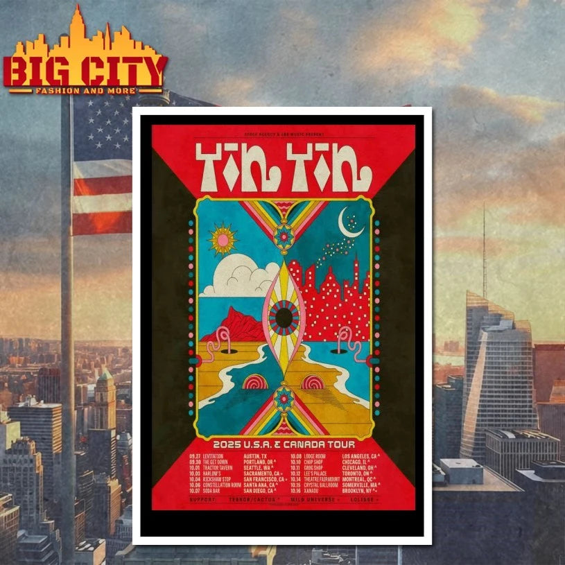 Yin Yin USA And Canada Tour 2025 Poster shirt