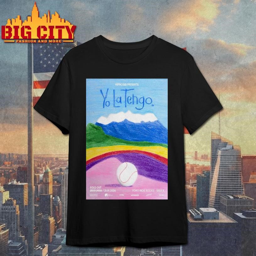 Yo La Tengo Jan 21 2026 Foro Indie Rocks Mexico City Poster Shirt
