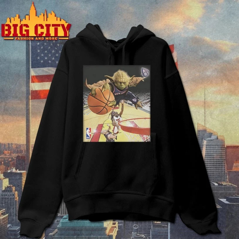 Yoda Slam Dunk Ballin Nets shirt