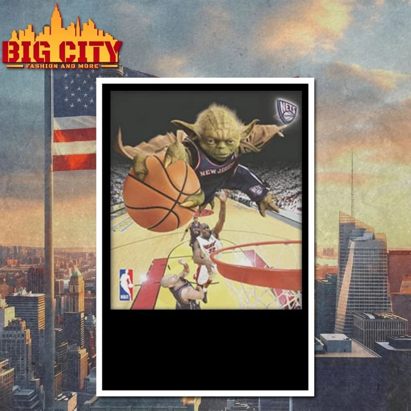 Yoda Slam Dunk Ballin Nets shirt