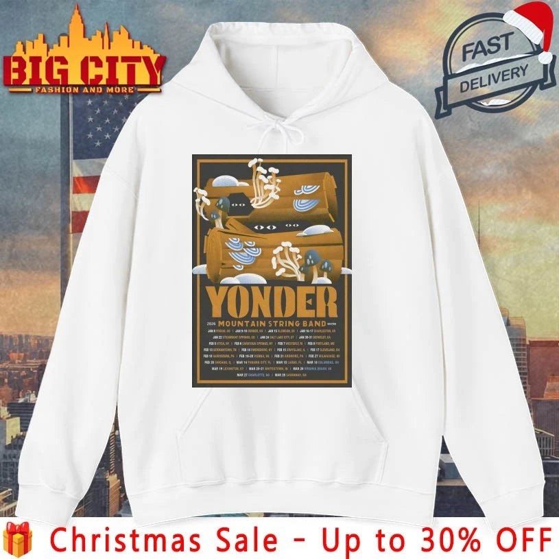 Yonder Mountain String Band Winter Tour 2026 Poster shirt