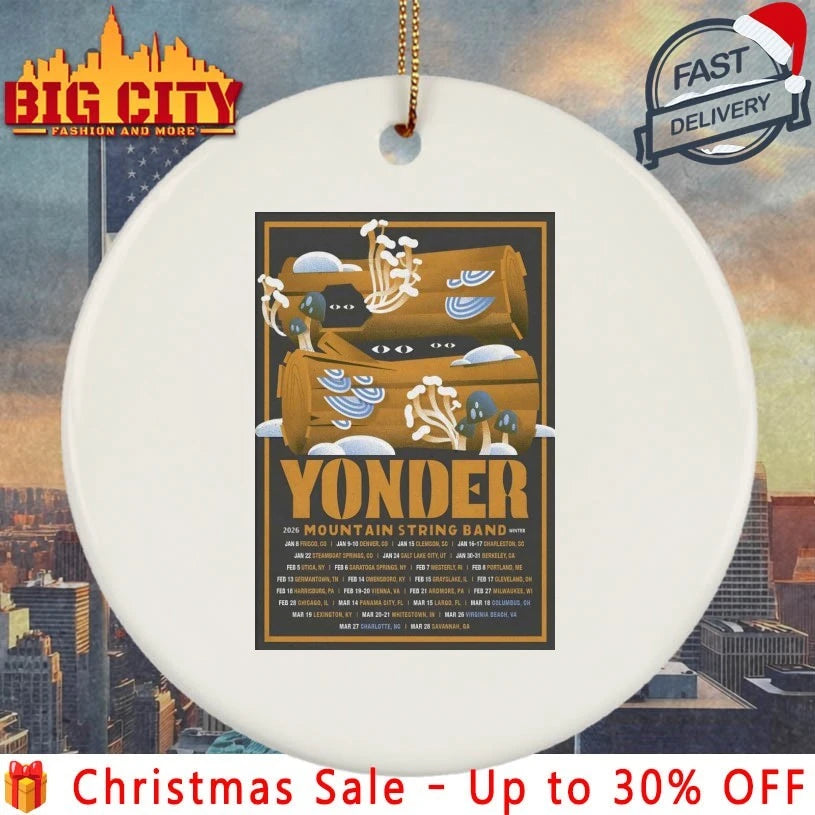 Yonder Mountain String Band Winter Tour 2026 Poster shirt