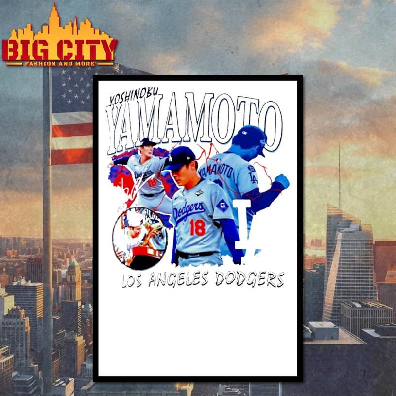 Yoshinobu Yamamoto Los Angeles Dodgers Graphic Shirt